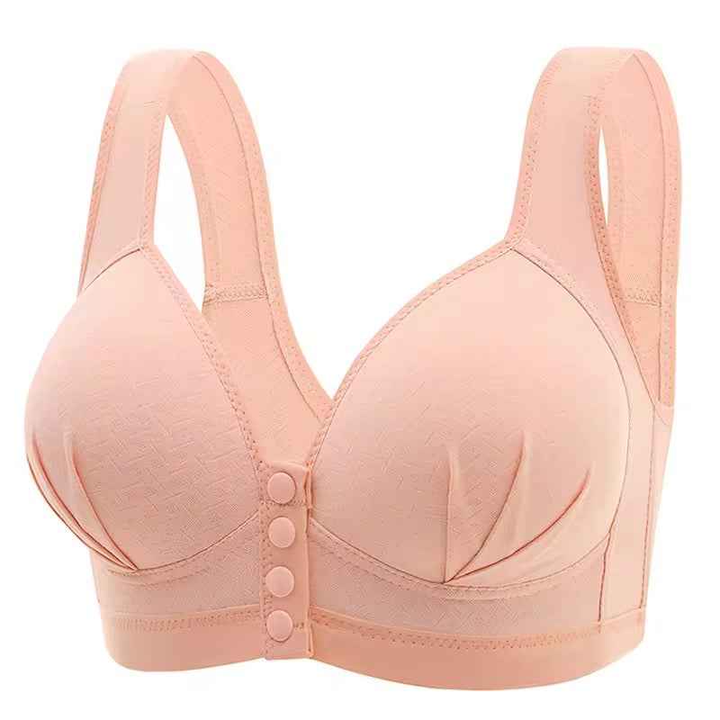 Plus Size Front Open Seamless Bra