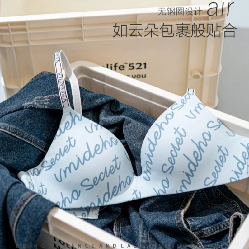 Alphabets Seamless Butter Soft Bra