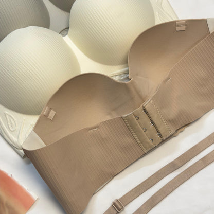Strapless Double Padded Push Up Bra