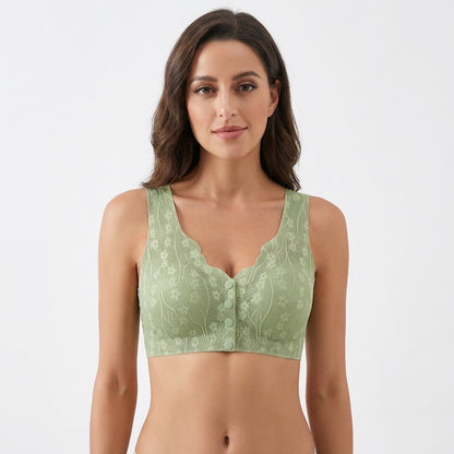 Front open Creamy Soft Seamless Bra