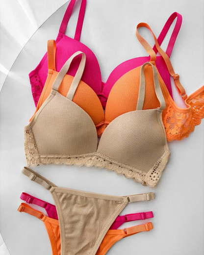 Daily wear Cute Seamless Bra Set