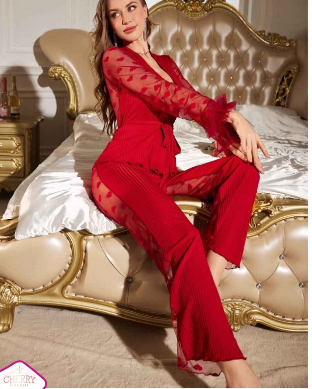 Premium Red Pajama Set