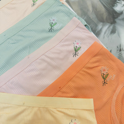 Mini Flower Pirnt Daily Wear Soft Panties