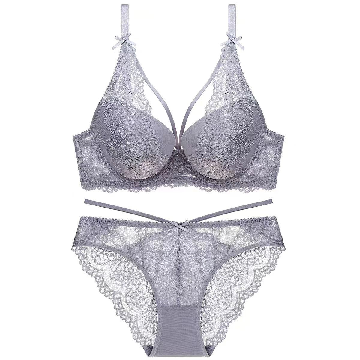 Single Padded Net Bra Set