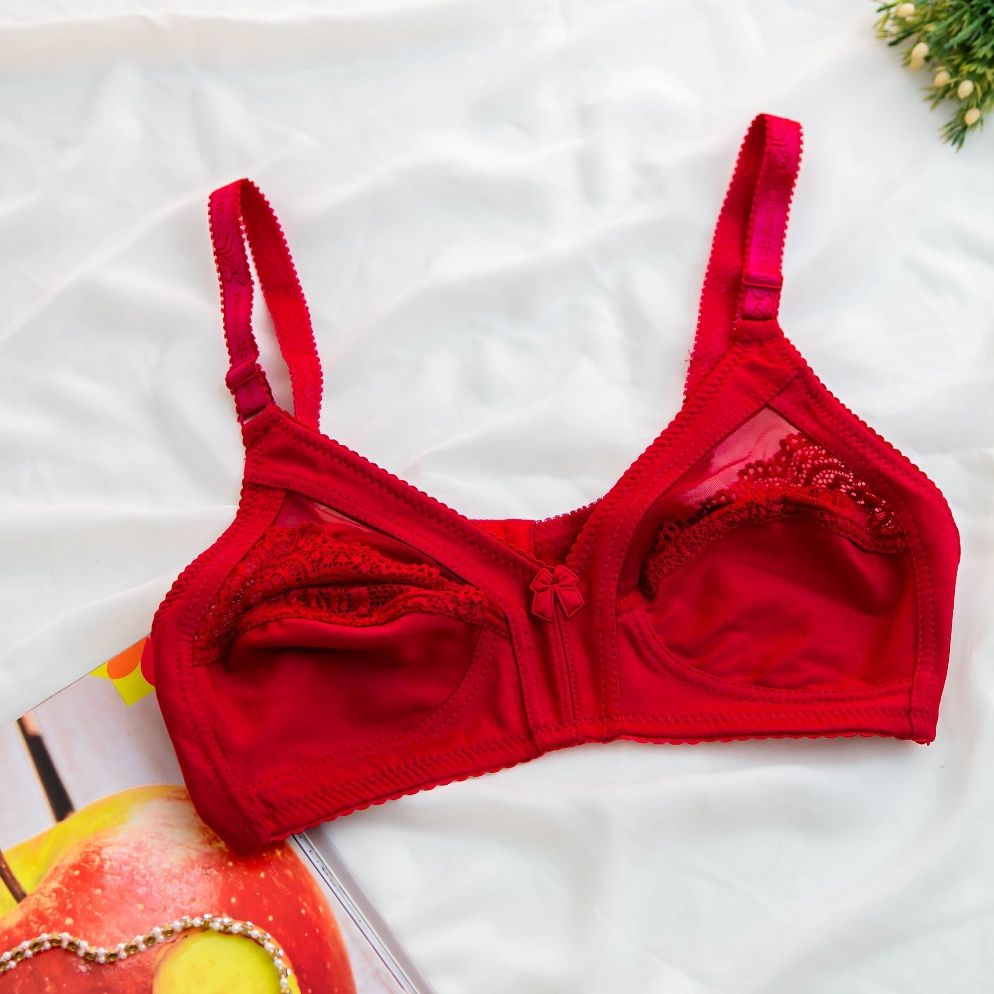 Daily Wear Cotton Bra Net – Lamaisah pink