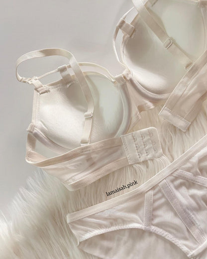 Lacy Push-Up Bra Set