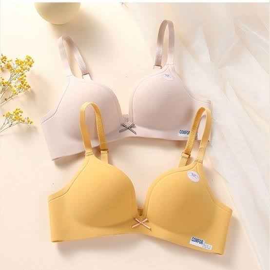 Cotton Soft Seamless Daily Wear Thin Pad T Shirt Bra