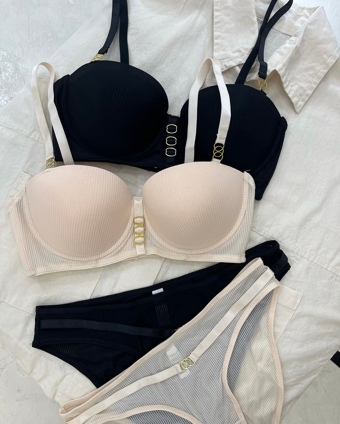 Single Padded Shein Bra Set