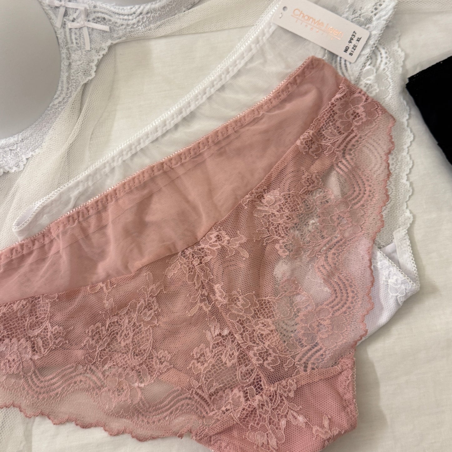 Plain Bridal Bra Set