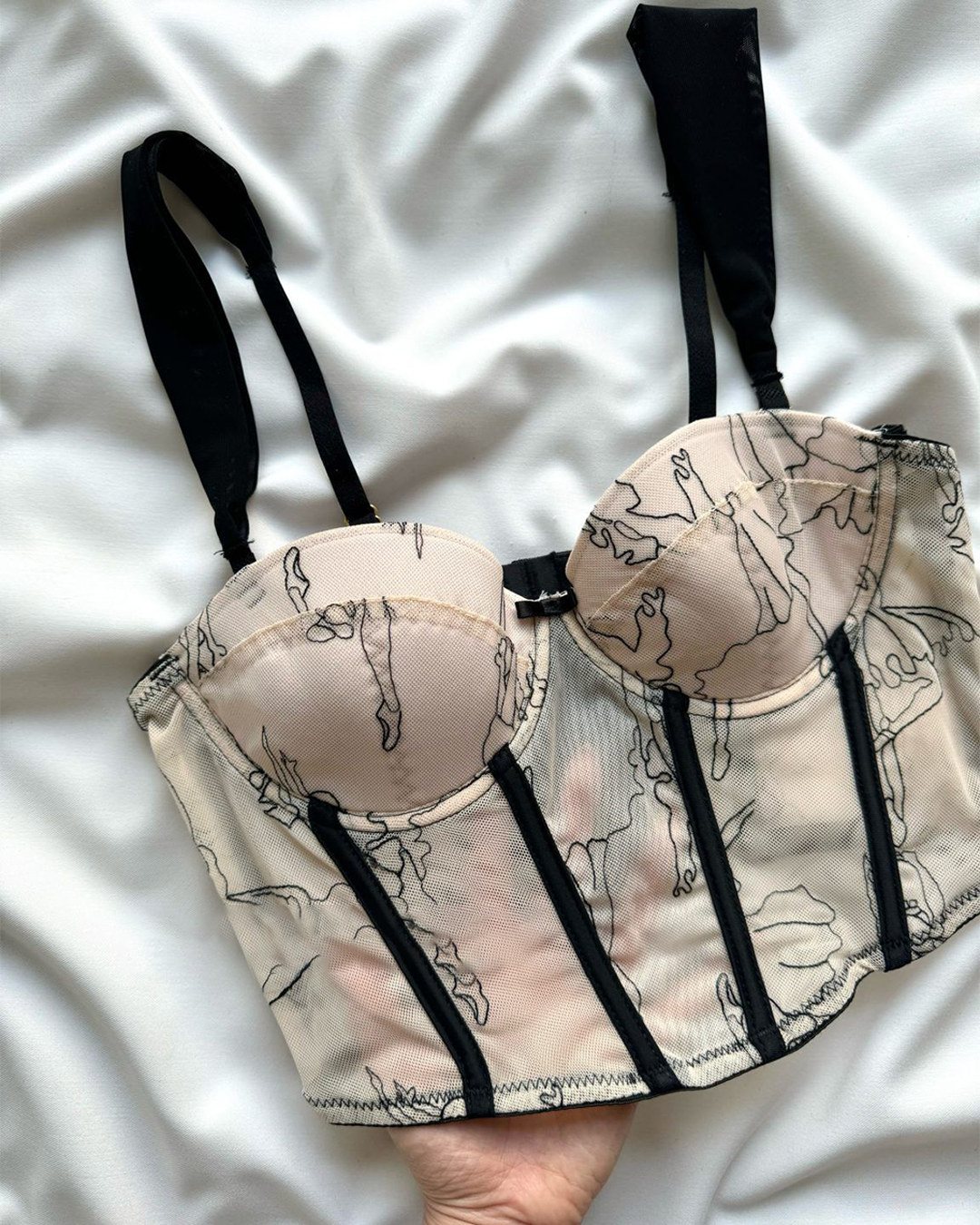 Embroidered Stylish Corset