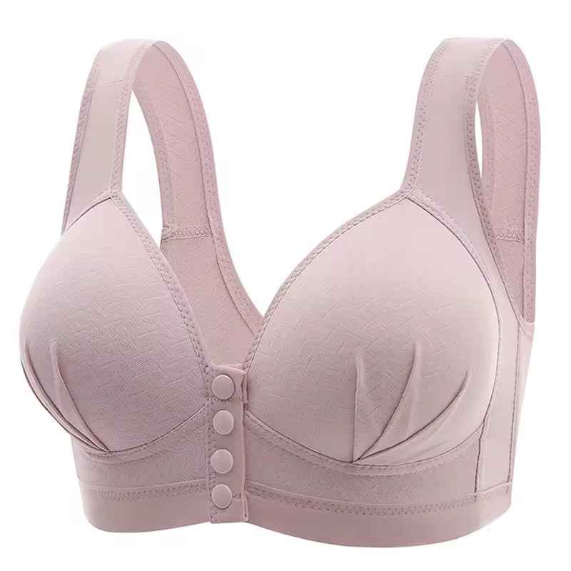 Plus Size Front Open Seamless Bra