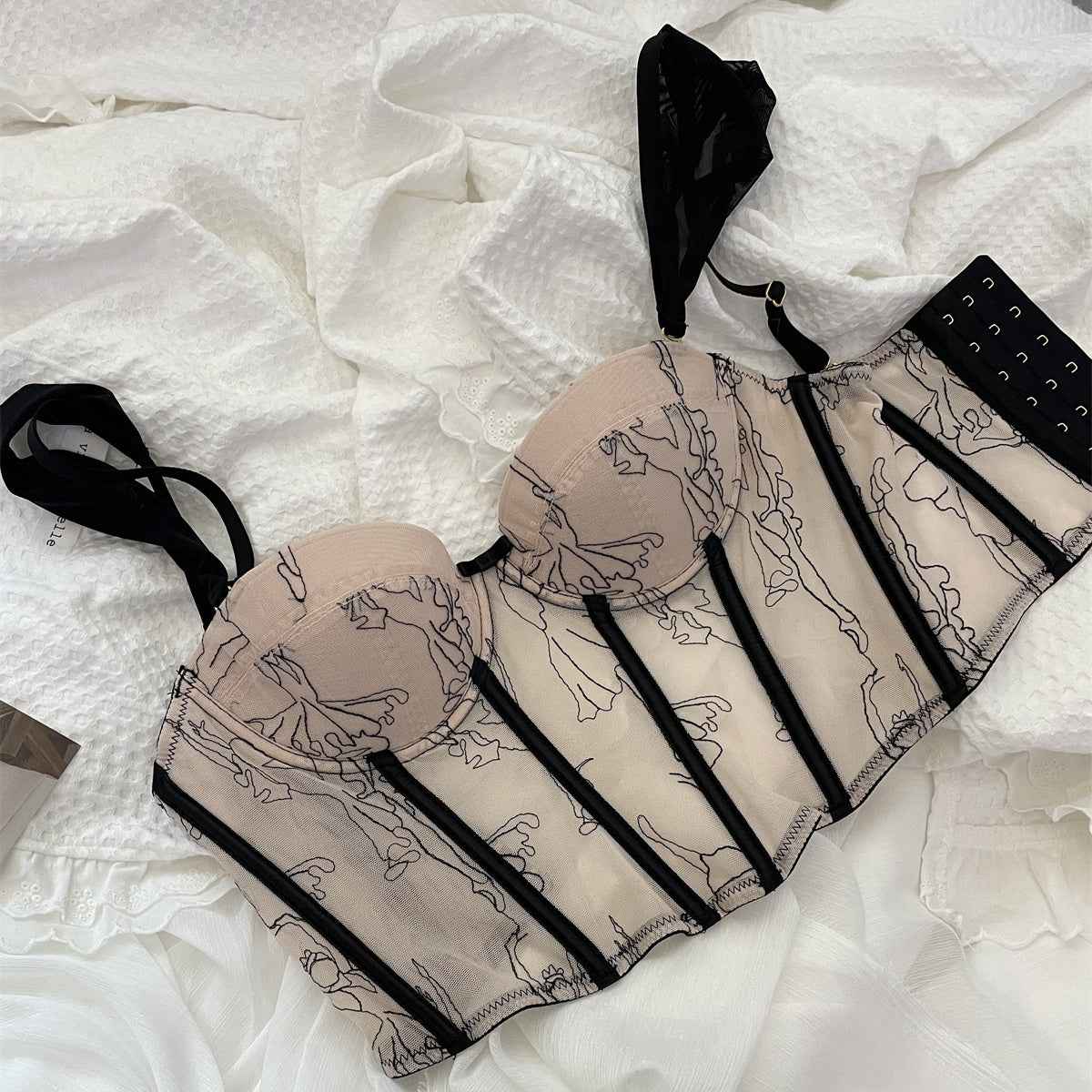 Embroidered Stylish Corset