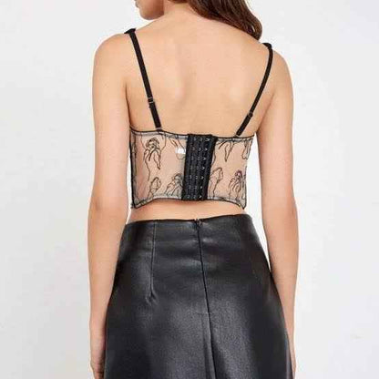 Embroidered Stylish Corset