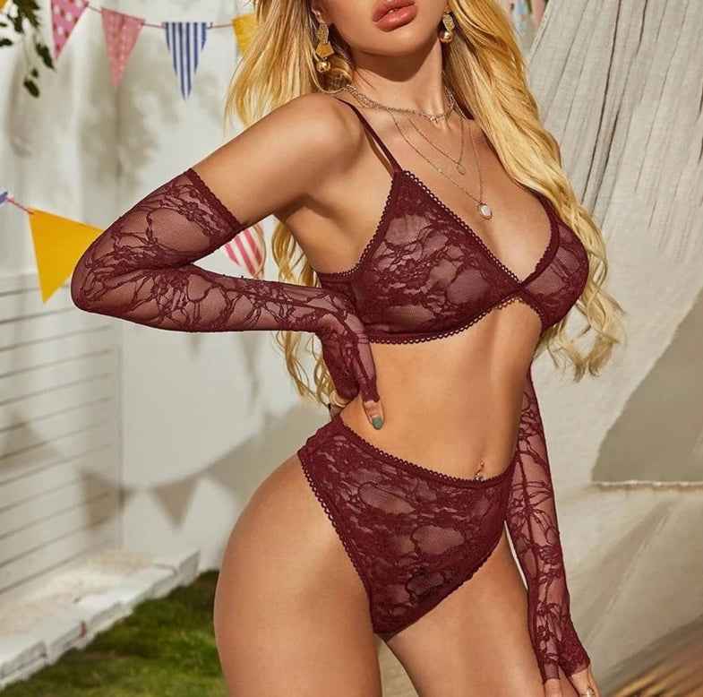 Sexy Lingerie with Gloves