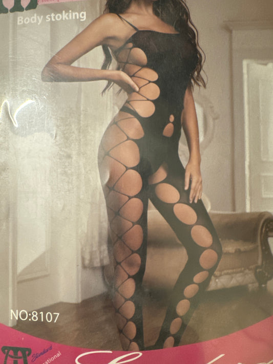 Zig Zag Pattern Body Stocking