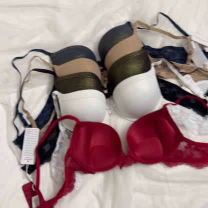 Double Padded Push Up Shimmer Bra(Only Bra)