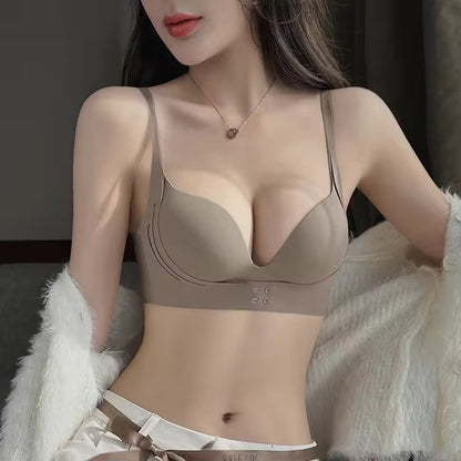 Front and Back Open Seamless Push up bra
