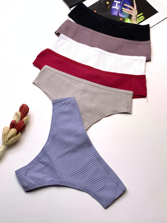 Girls Breathable Cotton Thongs