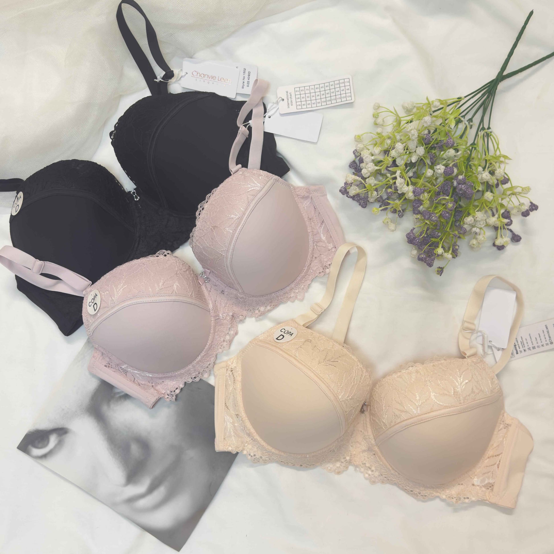 D Cup Plus Size Wired Bra