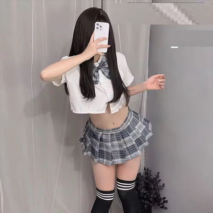 Half Dress Shirt and Skirt College Costume