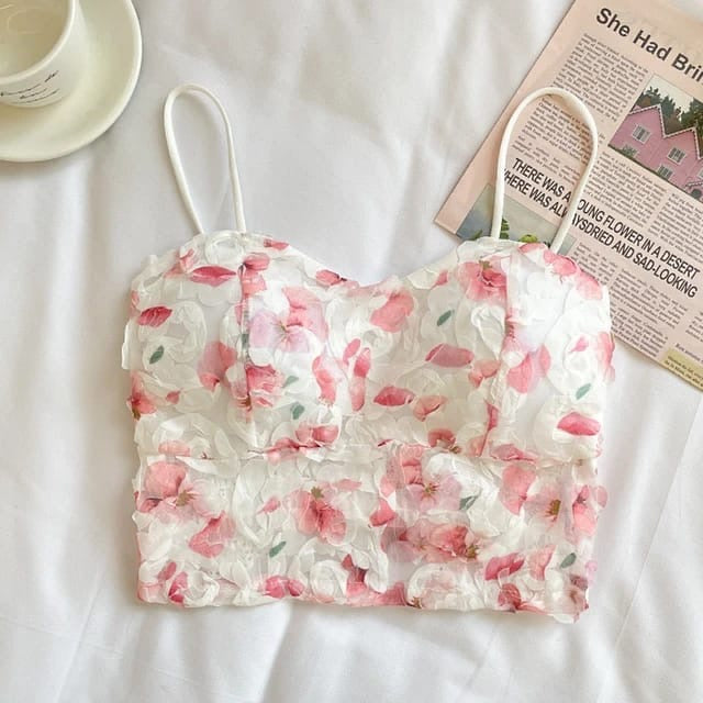 Rose Crop top