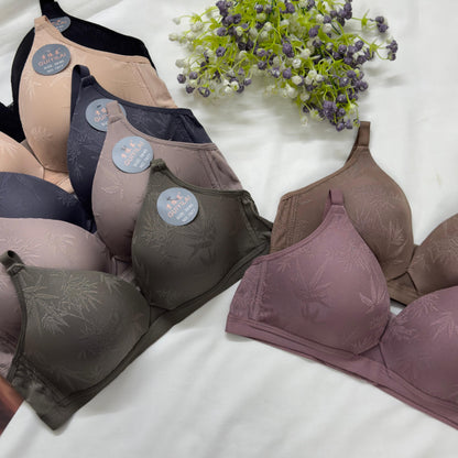 Seamless Self Print Bra(Dailywear)