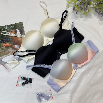 Shaded Front Open Bra