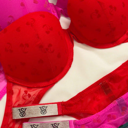 VS Cherry Bra Set
