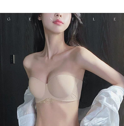 Strapless Double Padded Push Up Bra