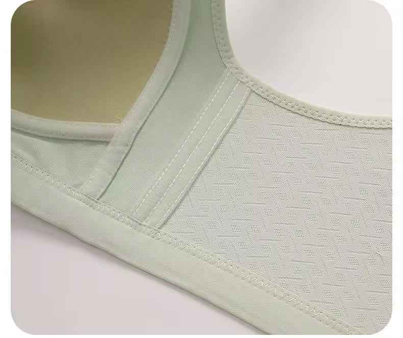 Plus Size Front Open Seamless Bra