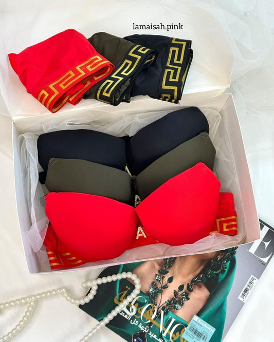 Push Up Double Padded Bra Set