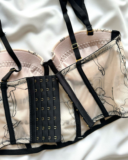 Embroidered Stylish Corset