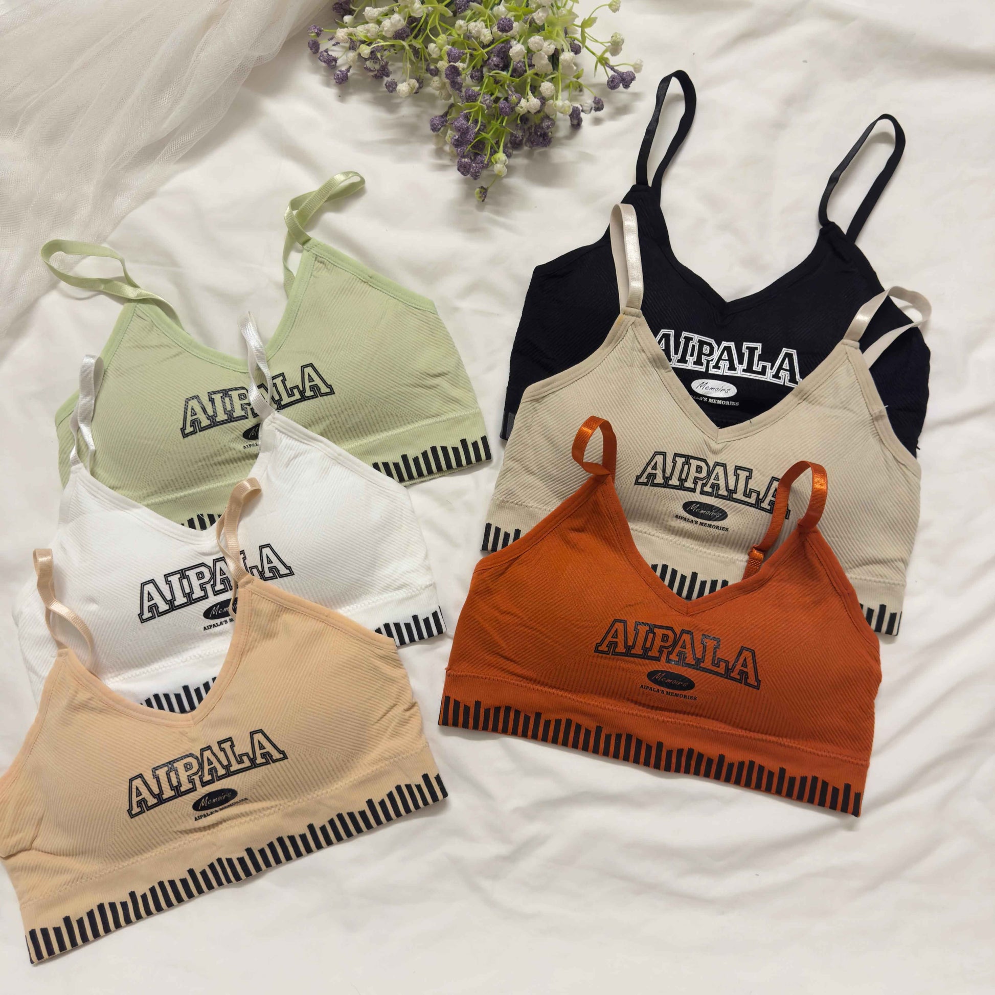 ALPALA written sports bra