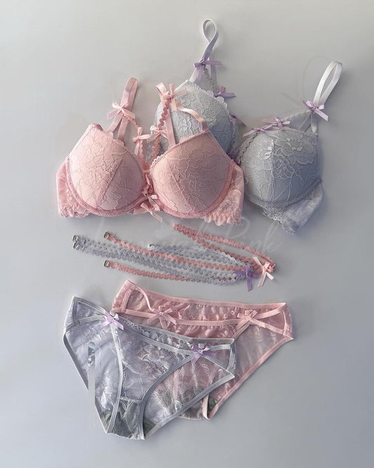 Luxe Bowy Bra Set
