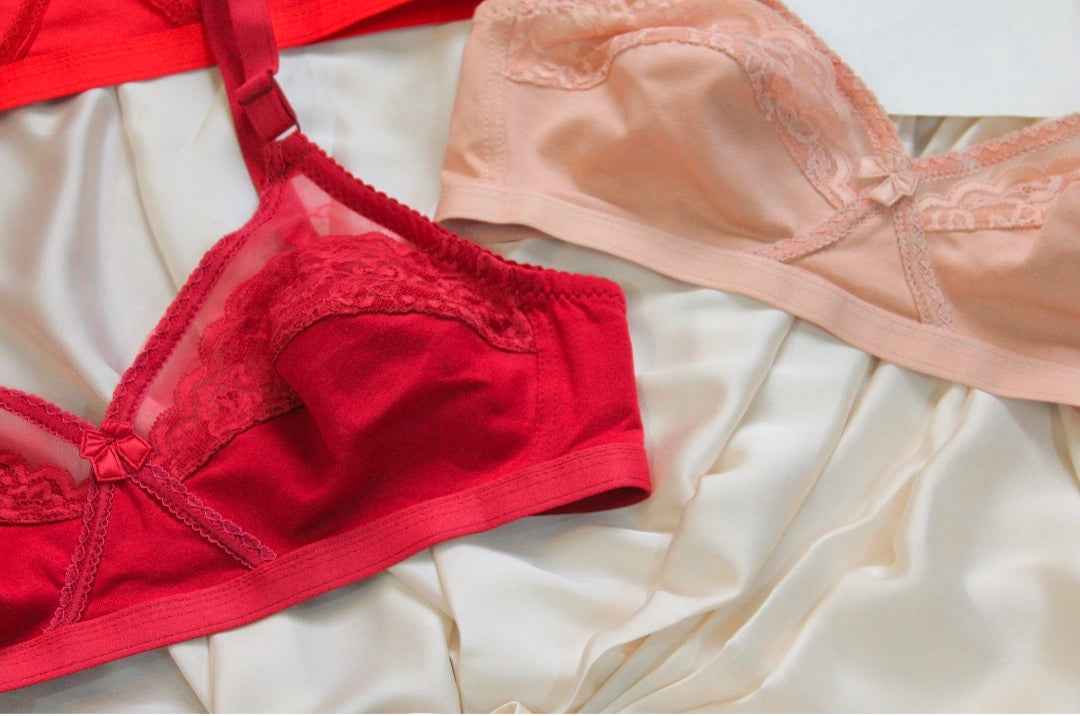 Half Net Soft Cotton Bra