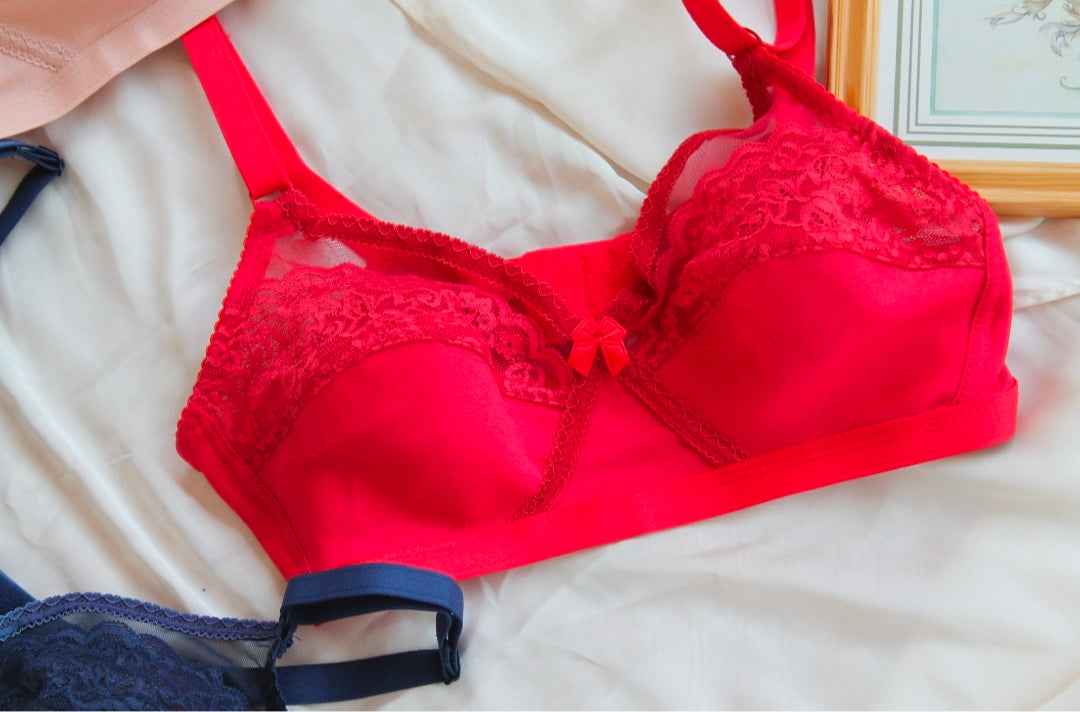 Half Net Soft Cotton Bra