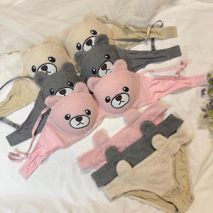 Baby Bear Bra Set Plush