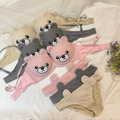 Baby Bear Bra Set Plush