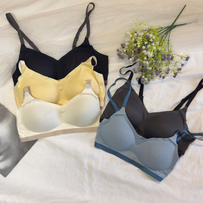 Self Lining Design Seamless Back Hook Bra
