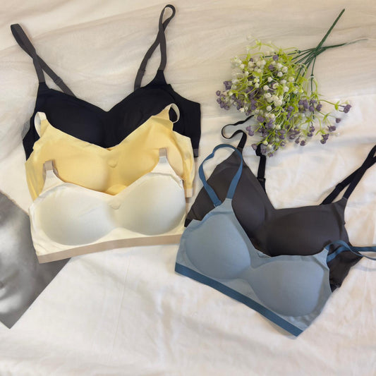 Self Lining Design Seamless Back Hook Bra