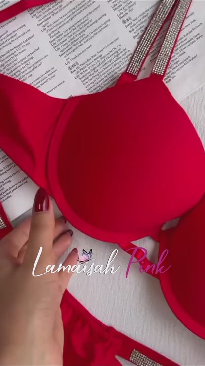 Red Original VS Bra Set(Imported)