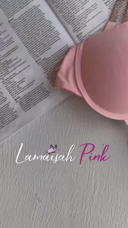 Powder Pink Original VS Bra Set(Imported)
